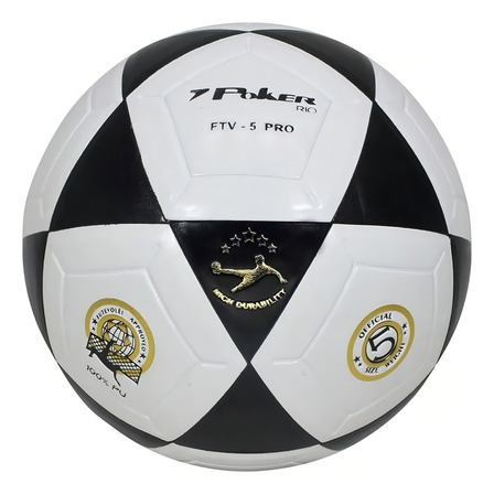 Bola De Futevolei Poker Rio Poker Nº 5 Unidade X 1 Unidades Cor Branco E Preto Bola De Futevolei Poker Rio Poker Nº 5 Unidade X 1 Unidades Cor Branco E Preto