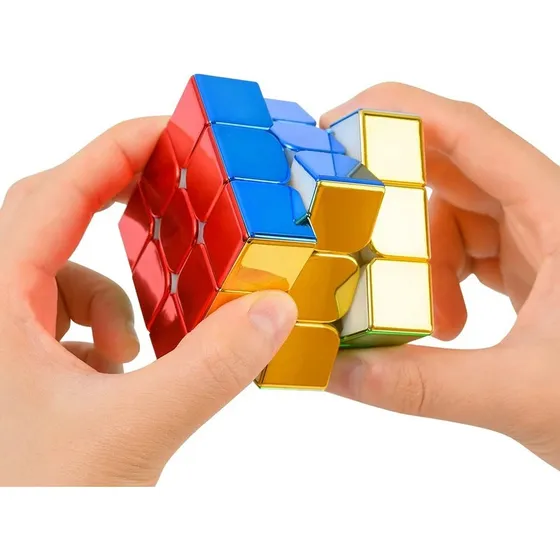 Cubo Mágico Metálico 3x3x3 Alta Velocidad