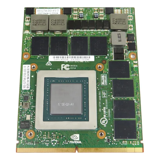 Placa De Vídeo Nvidia Quadro M3000m 4gb Gddr5 Para Notebook