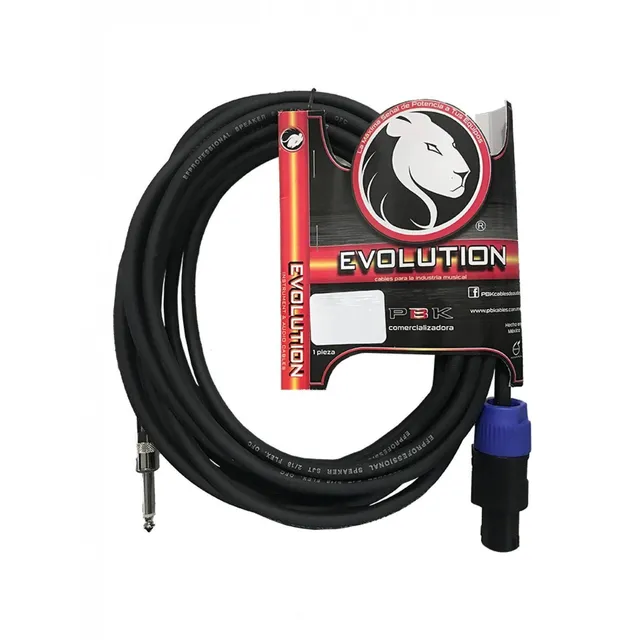 Cable Para Bafle Evolution Speakon A Plug 10 Mts. E18skp-10