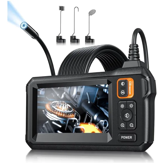 Camara Endoscopio Industrial Doble Cámara Portátil 5mts Fhd