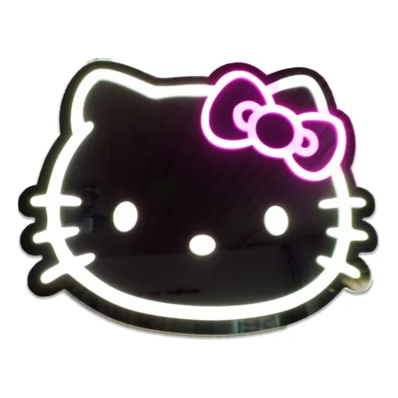 Espejo Acrílico Hello Kitty Con Iluminación Led 60x40cm