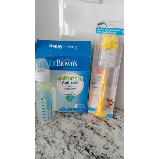 Set De 3 Teteros Dr Browns Verde De 250ml