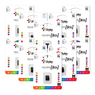 Kit 20 Tarjeta De Memoria 8gb Stylos Sd Stmsds1b Kit 20 Tarjeta De Memoria 8gb Stylos Sd Stmsds1b
