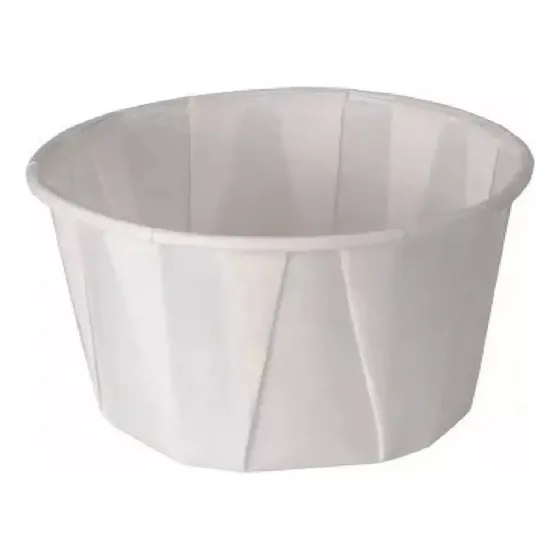 Pote Papel 20ml Molhos Coberturas Degustação Branco 3000 Un