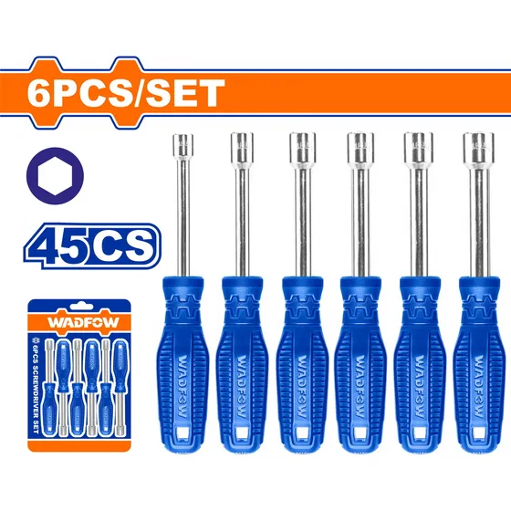 Destornilladores De Copas Magneticas 6 Piezas 5mm A 10mm