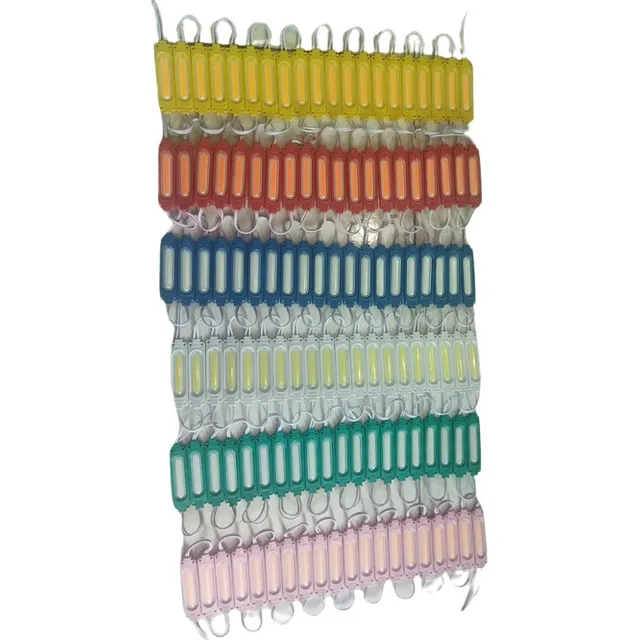 Modulos Led Cob Blanco Azul Rojo Verde Amarillo Pack De 20