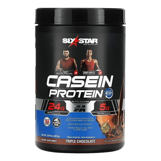 Proteína Casein Protein Sixstar 2lbs Muscletech Fitness 