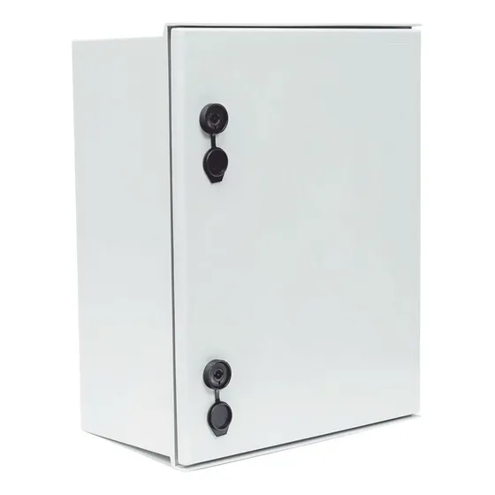Gabinete Poliester Exterior 60x80x30cm Con Placa Precision Color Blanco