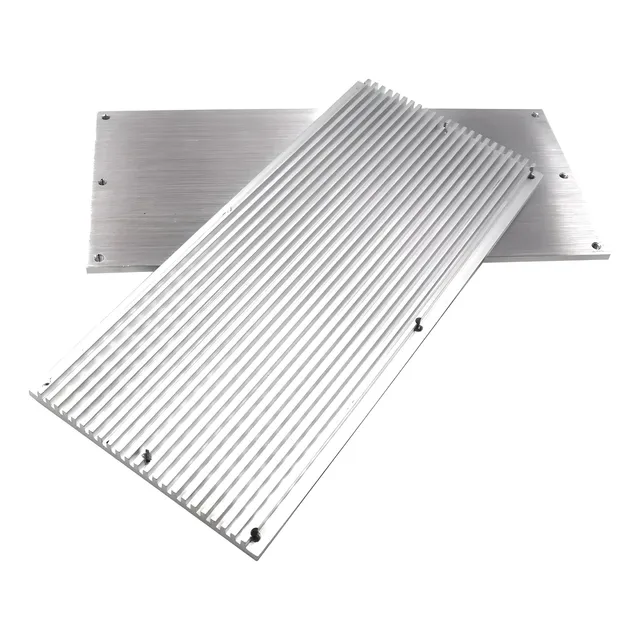 Disipador Calor Led Cob Aluminio 220x100x8mm Alta Disipacion