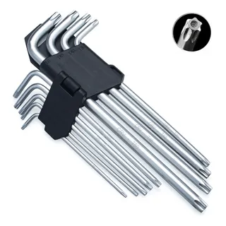Jogo Chave Torx Extra Longa Tipo L Cromo VanĂĄdio Furo Guia Jogo Chave Torx Extra Longa Tipo L Cromo VanĂĄdio Furo Guia