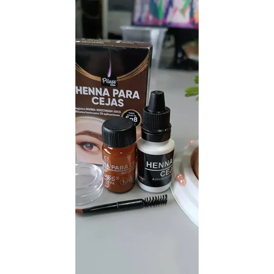 Kit De Tinte Para Cejas O Henna Para Cejas 