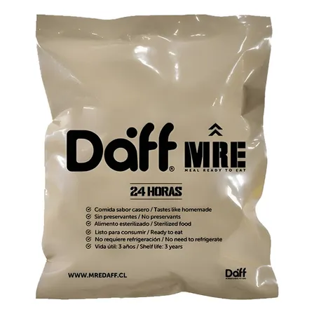 Daff Ración Militar Y Emergencias 24hrs - Menu 1 - Crt Ltda.