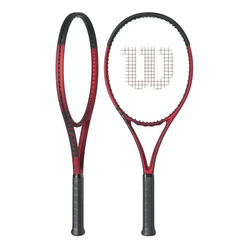 Raqueta Wilson Tenis Grafito Profesional Clash 98 Tennis Tamaño Del Grip 4 3/8 Color Negro/bord