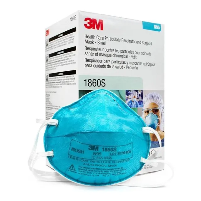Mascarilla N 95 Marca 3m Modelo 1860 Caja X 20 Und N95