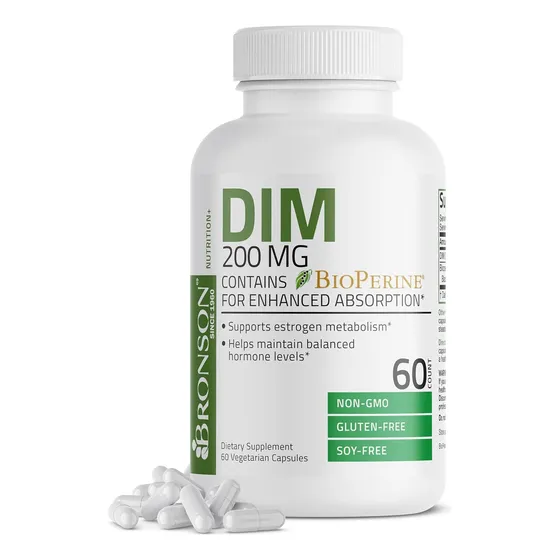 Suplemento Dim 200mg 60 Capsulas Bronson