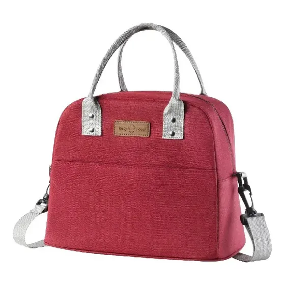 Lonchera Bolsa Térmica Almuerzo Impermeable C/tupper Regalo 