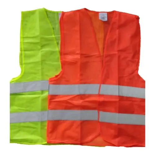 Chalecos Vial Reflectivos Verde Y Anaranjado 5 Unidades 