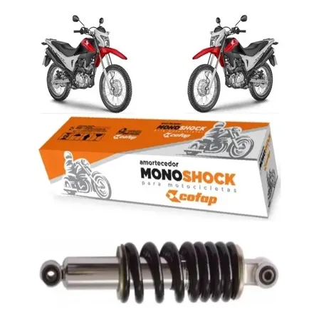 Amortecedor Cofap Traseiro Original Bros 125 150 160 Xre 190 Monoshock Reforçado Moto