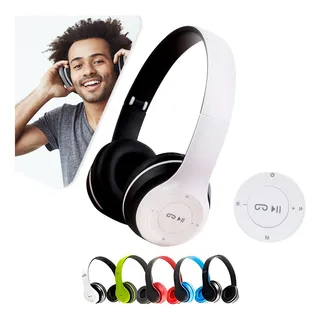 Fone De Ouvido Over-ear Gamer Sem Fio Davely Bluetooth P47 Wireless P47 Branco Fone De Ouvido Over-ear Gamer Sem Fio Davely Bluetooth P47 Wireless P47 Branco