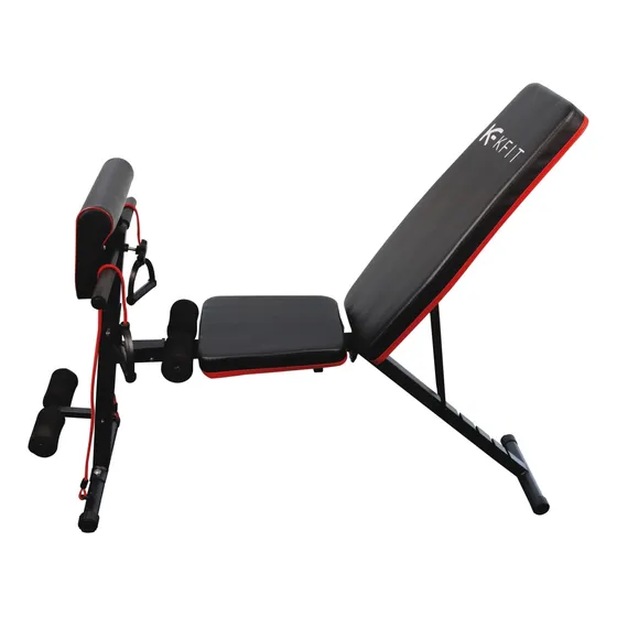 Banca Multifuniconal Fitness Kfit. Super Nuevo. Negro