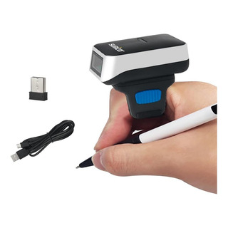 Escáner De Código De Barras Con Anillo Bluetooth, Lector De Escáner De Código De Barras Con Anillo Bluetooth, Lector De
