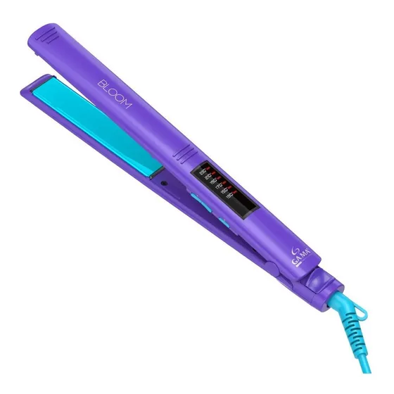Planchita De Pelo Gama Bloom Elegance Led Violeta Js Ltda