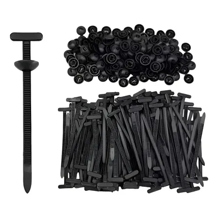 Kit 200 Abraçadeiras Nylon Para Carro Reparo Veicular Multiu Preto