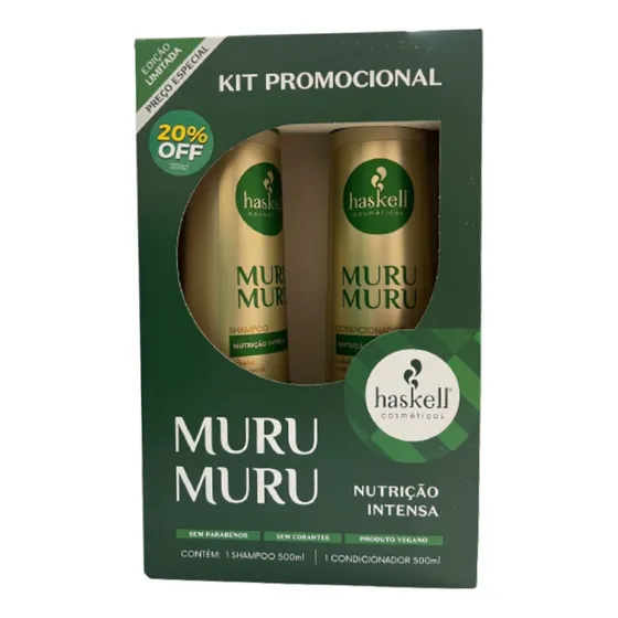 Shampoo Haskell Murumuru Shampoo e Condicionador Haskell Murumuru 500ml en frasco de 1000mL de 1000g
