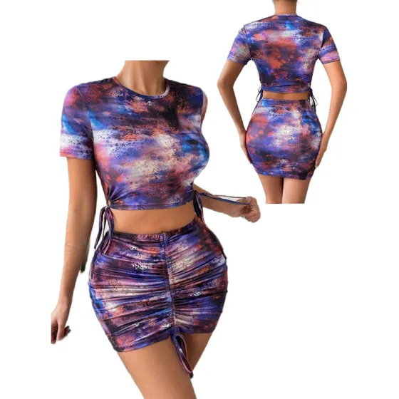  Conjunto Saia E Cropped Moda