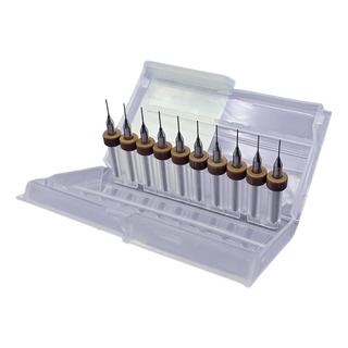 Brocas De Tungsteno, Juego Con 10 Brocas, 0.5 Mm, Pcb, Cnc Brocas De Tungsteno, Juego Con 10 Brocas, 0.5 Mm, Pcb, Cnc