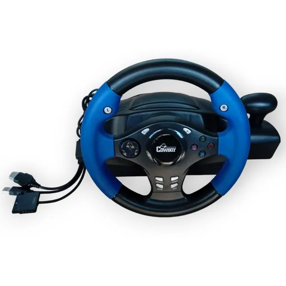 Control Volante Pedales Palanca 5 En 1 Para Pc Ps3 Ps2 Xbox
