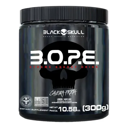 Pré-treino Bope Limão 60 Doses - 300g Black Skull