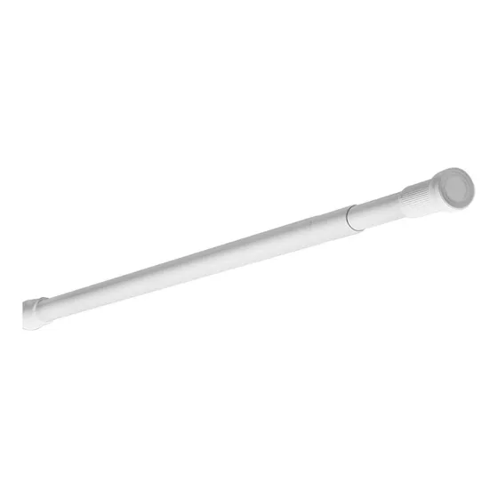 Barra Cortina Baño Extensible 1,4 A 2,5mts Blanco 20 Un Dvp