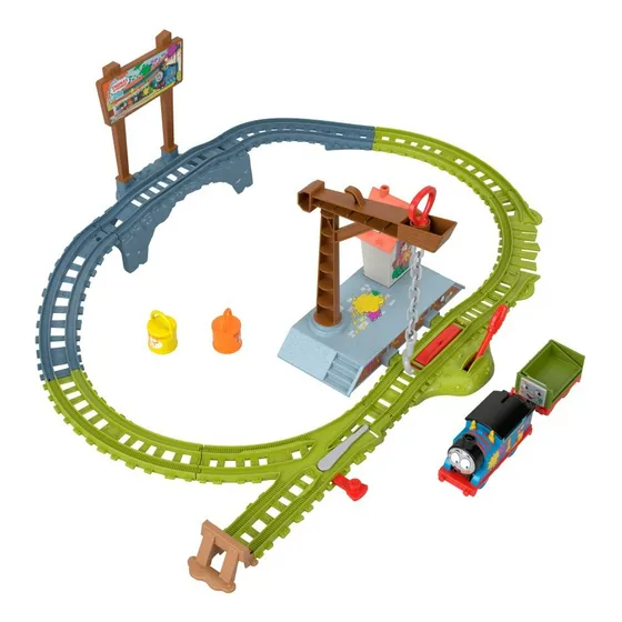 Thomas & Friends Pista De Juguete De Pintura Color Multicolor