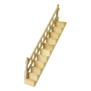 Escaleras En Miniatura A Escala 1:12, Escalera Sin Pintar Escaleras En Miniatura A Escala 1:12, Escalera Sin Pintar