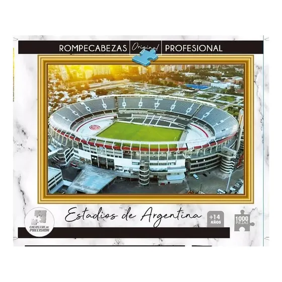 Rompecabezas 1000 Pzs La Bombonera El Monumental River Boca