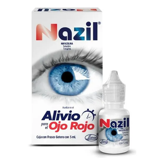 Nazil Ofteno Solución Oftálmica 1 Mg/ml, 1 Frasco Gotero 5 Ml