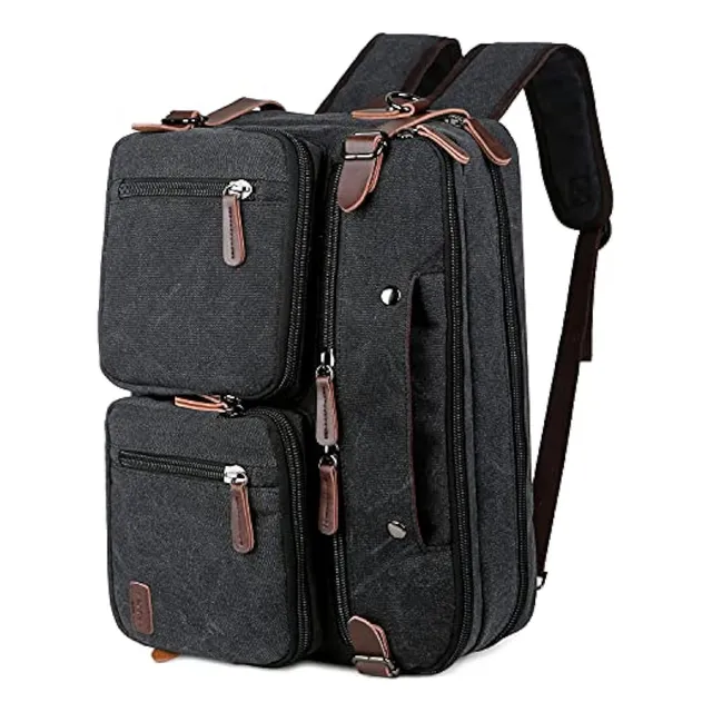 Baosha Maletín Convertible Mochila De 17 Pulgadas
