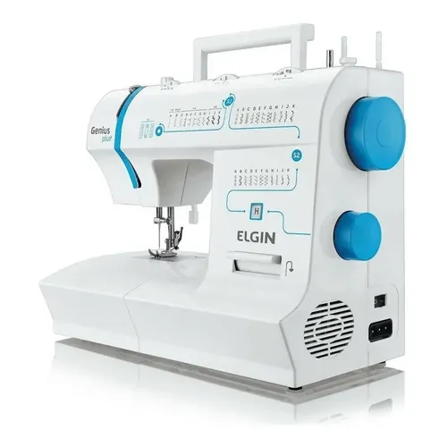 Máquina de costura reta Elgin Única JX-4040 portátil - branco