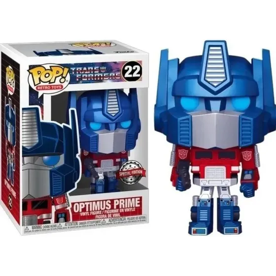 Funko Pop! Transformers Optimus Prime Edicao Especial #22