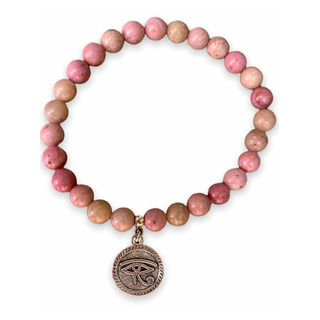 Pulsera Ojo Horus Rodocrosita - Espíritu Dharma Pulsera Ojo Horus Rodocrosita - Espíritu Dharma
