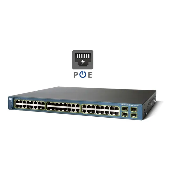 Switch Administrable Cisco C3560g 48 Puertos Gigabit Poe