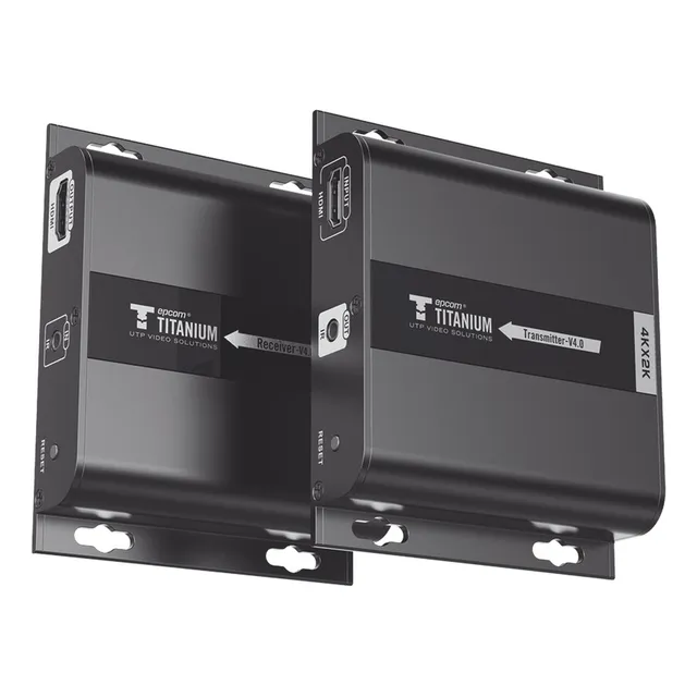 Kit Extensor Hdmi 4k Por Cable Cat 5e/6 Hasta 120 Tt-683-4.0