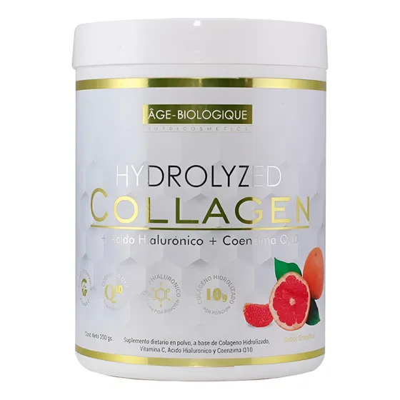 Colageno Hydrolizado Ac Hialuronico Q10 Vit C Age Biologique