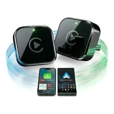 Adaptador Wireless Carplay Android Auto Sem Fio Usb 2x1 2026