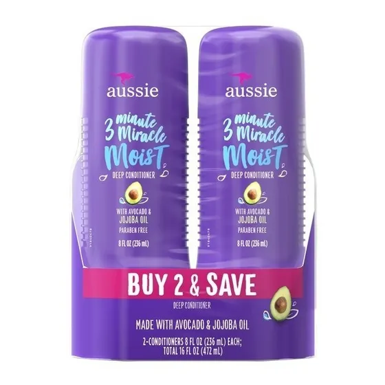 Aussie 3 Minute Miracle Moist Acondicionador 236 Ml 2 Pack
