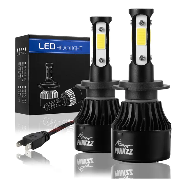 Kit De Faros Led Delanteros De 4 Lados H7 H11 9005 9006 Luz