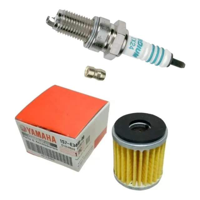 Filtro Aceite Yamaha Xtz 250 Original + Bujia Denso Iridium