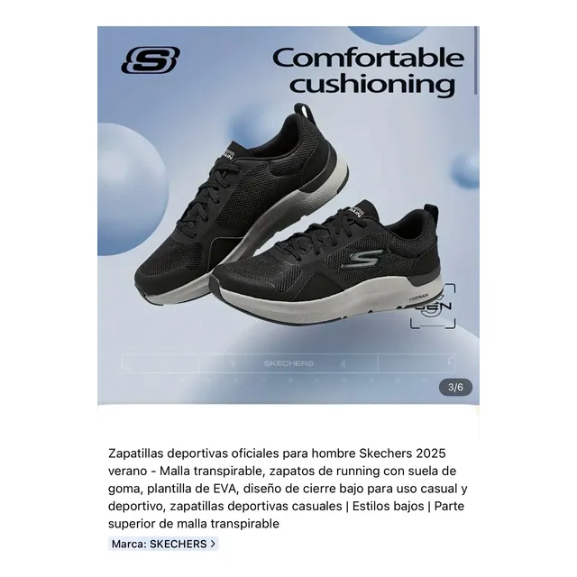 Zapatillas Deportivas Para Hombre. Marca: Skechers 2025